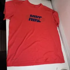 美品⭐︎NIKE ナイキ　DRI-FIT 半袖Tシャツ　朱色　XL