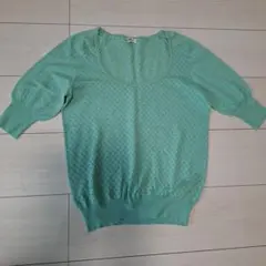 Paul Smith 半袖ニット パステルグリーンのサムネイル