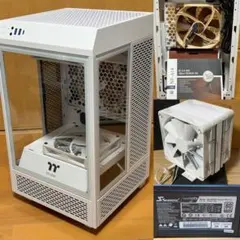 Thermaltake The Tower 100 + 白PCセット