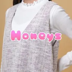 Honeys COLZA ツイード風ジャンスカ Mサイズ