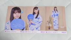 乃木坂46 生写真　海邉朱莉　浴衣2025 3種コンプ
