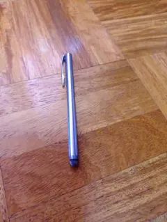 シルバー タッチペン 金属製 クリップ付き