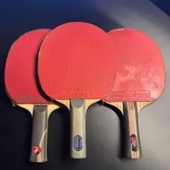 卓球ラケット 3本まとめ