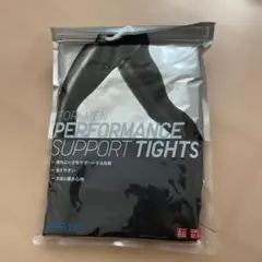 新品未使用ユニクロエアリズム　パフォーマンスサポートタイツ　ブラック　メンズ L