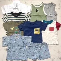 ベビー服 半袖 Tシャツ 8点セット 80cm 男の子