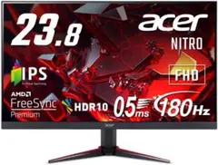 Acer Nitro ゲーミングモニター 23.8インチ フルHD 180Hz