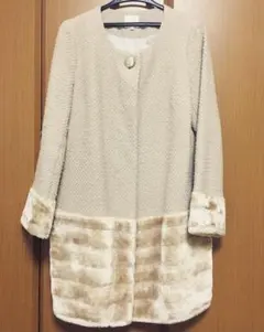 【さらに値下げ】grove ノーカラーコート