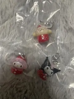 サンリオ いちご めじるしアクセサリー ポムポムプリン クロミ マイメロ