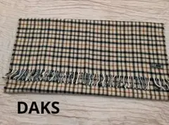 DAKS　クラシック チェック　ひざ掛け ショール　　美品