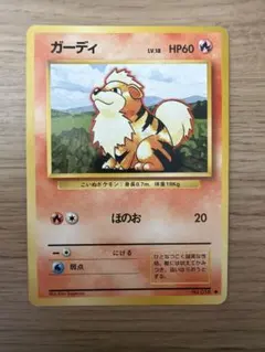ポケモンカード ガーディ 旧裏面