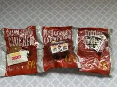 マクドナルドフードストラップ　キーホルダー　3点セット　未開封　オーナメント