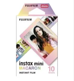 富士フイルムインスタントカメラ チェキ用フィルム 10枚入 絵柄 (マカロン)