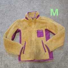 Columbia Titanium フリースジャケット ベージュ・パープル　M