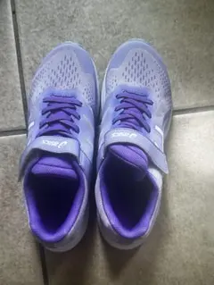 asics キッズスニーカー 紫
