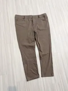 大きいサイズ5L.ストレッチパンツ モカベージュ