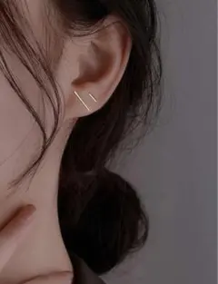 【韓国風】 ピアス シンプル 2セット