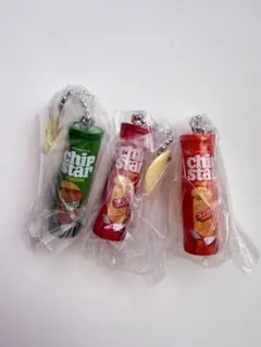新品未開封 チップスター ミニチュアチャーム 3種セット