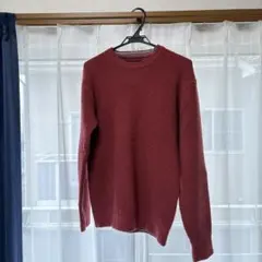 RAGEBLUE バーガンディ ニット S