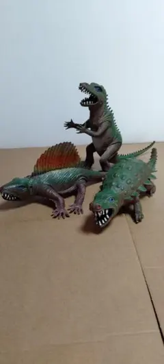 激レア昭和レトロ恐竜フィギュア 3体セット