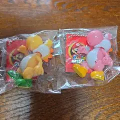 スーパーマリオ ヨッシー キーホルダー 2種セット