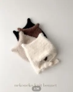 猫耳ボンネット alli. Mサイズ