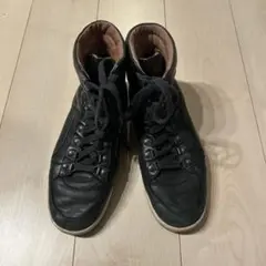 Alexander McQueen ×PUMAブラック ハイカットスニーカー