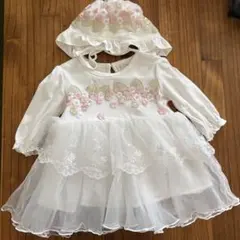 ベビードレス 帽子付き