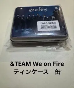 &TEAM andTEAM We on Fire ティンケース　缶