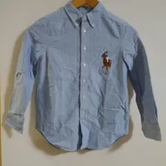 Ralph Lauren 長袖シャツ S (8歳130-140) 水色