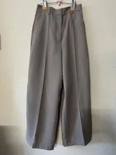 ロペピクニック ワッフル ワイドパンツ ベージュ