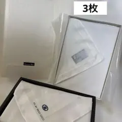 Christian Dior 鳥居ユキGUCCI ホワイト高級ハンカチ3枚新品