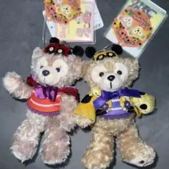 ダッフィー　シェリーメイ　ぬいぐるみバッチ　セット