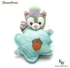 Disney リーフ型クッション猫マスコット