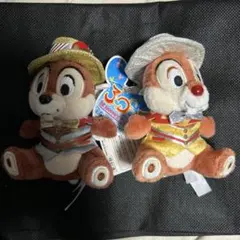 【新品】チップとデール　30周年記念　ぬいぐるみ　キーホルダー ストラップ