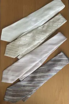 ネクタイセット 4本入り　シルク100%