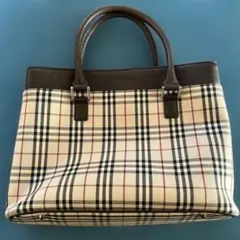 Burberry チェック柄 ハンドバッグ