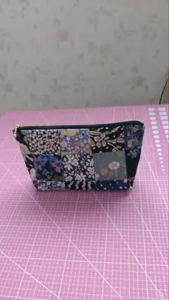 パッチワークデザイン ポーチ