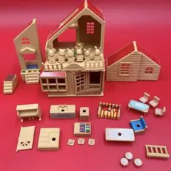 【希少・廃盤】初期 当時物 90年代 カバヤ シルバニアファミリー ミニシリーズ