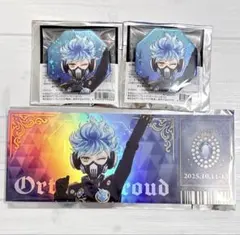 ツイステ オルト ブレイジングジュエル チケット風カード ホログラム缶バッジ