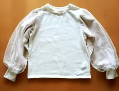 NICE CLAUP バルーンスリーブ カットソー