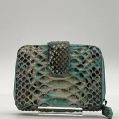 新品 三京商会 本革 財布 蛇革 パイソン レザーコレクション 箱付き