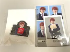 ハピチャンクジ 長野凌大 メモスタンド＆カードセット　ステッカーセット