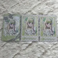 プリキュアスイパラコラボ　ミニフォトカード　キュアズキューン　3枚