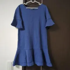 POLO RALPH LAUREN キッズワンピース半袖 青色 サイズ7