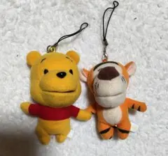 ディズニー　くまのプーさん ティガーストラップ 希少 レトロ