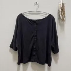 studio CLIP リネン前後着用サマーカーディガン