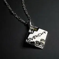 givenchy ジバンシィ　ネックレス　ラインストーン　ヴィンテージ　シルバー
