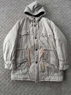 70s Field&Steam フード裏ボア　中綿入りジャケット　ベージュXXL