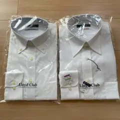 新品 Lloyd Club 長袖ワイシャツ2枚セット 白 ホワイト 40-76