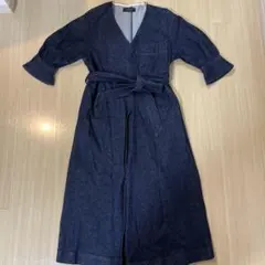 AMERICAN RAG CIE ダークブルー デニムワンピース 最終処分価格